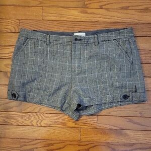 Old Navy Gray Checkered Shorts